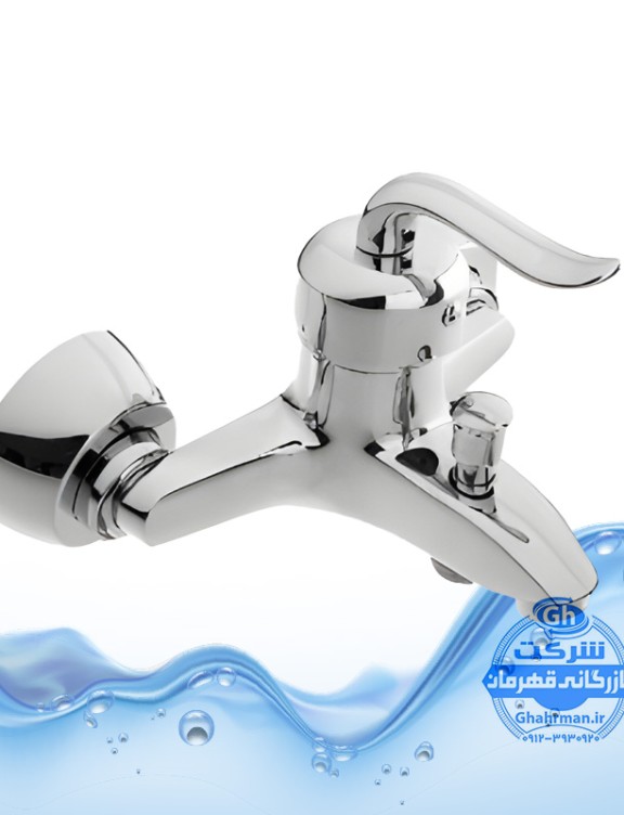 شیر حمام شیرالات آیدا مدل قاصدک کروم